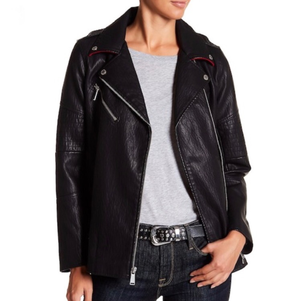 BCBGeneration Black Leather Jacket